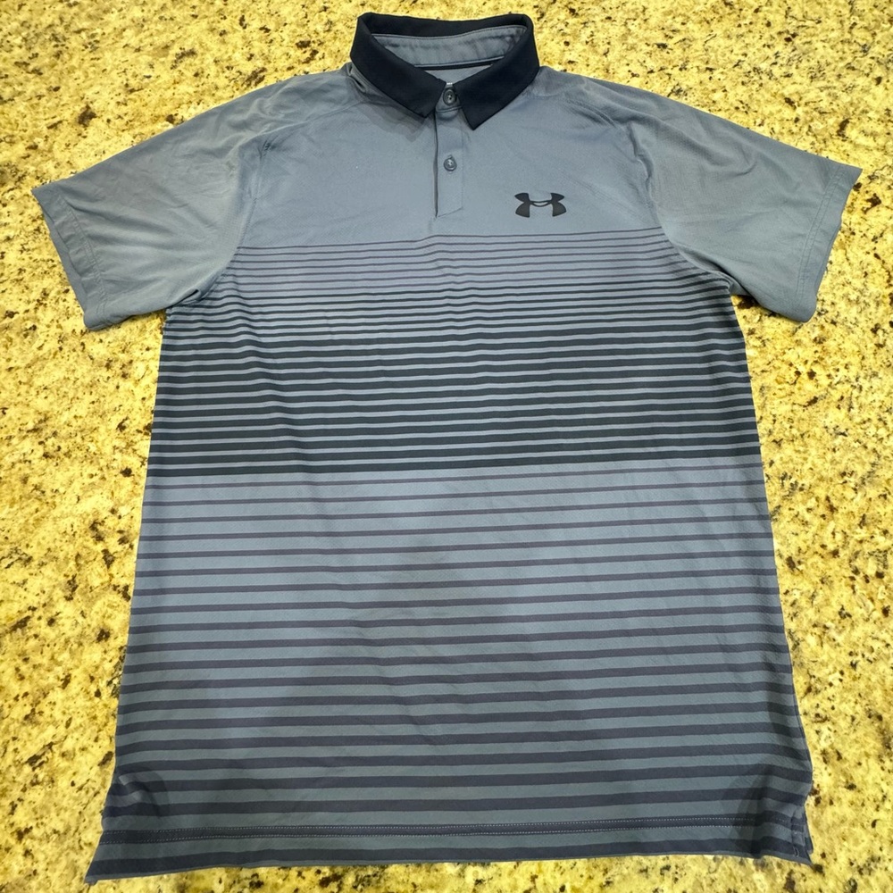 Under Armour - Golf Polo - Loose - Heatgear - MD - Navy